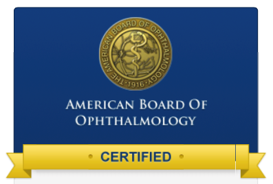American Board of Ophthalmology Certified